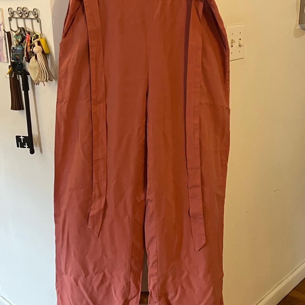 Thread & Supply Salmon-colored Chinos Wide-Leg Pants